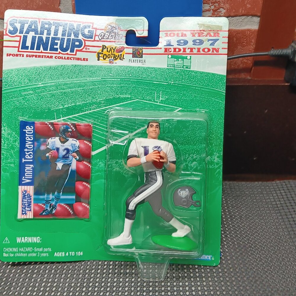 1997 Starting Lineup Vinny Testaverde Action Figure Unopened Box